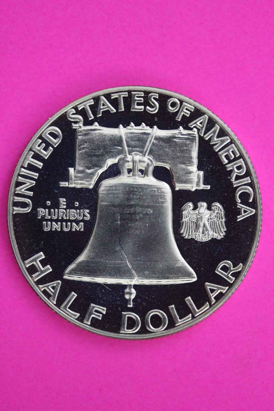 Cameo 1963 Proof Ben Franklin Half Dollar Silver Coin Guaranteed Genuine 1787