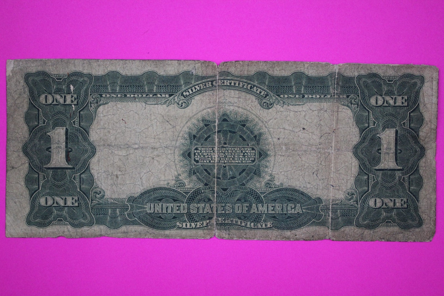 1899 $1 One Dollar Black Eagle Silver Certificate FR 228 Guaranteed Authentic 11