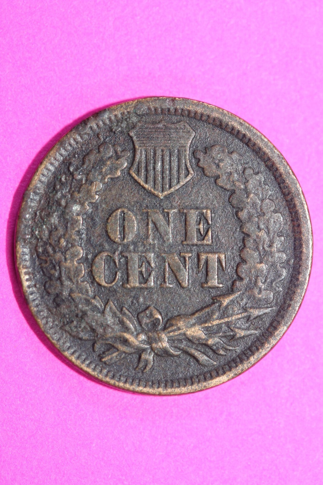 1865 Indian Head Cent Penny Scarce Early Type Coin Exact Coin Pictured 166