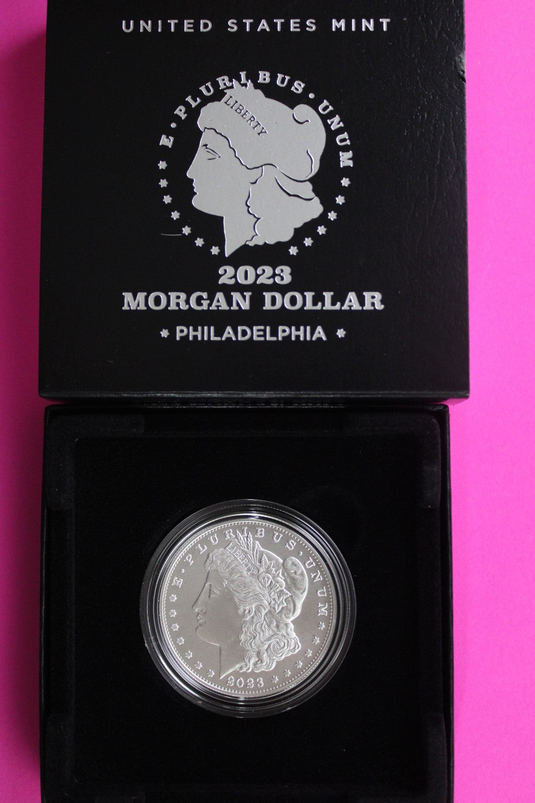 Gem Brilliant Uncirculated 2023 P Morgan Silver Dollar .999 Mint Box COA 6134