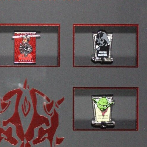 RARE 2012 Disney Star Wars Weekend Darth Maul 10 Pin Set New In Box Perfect
