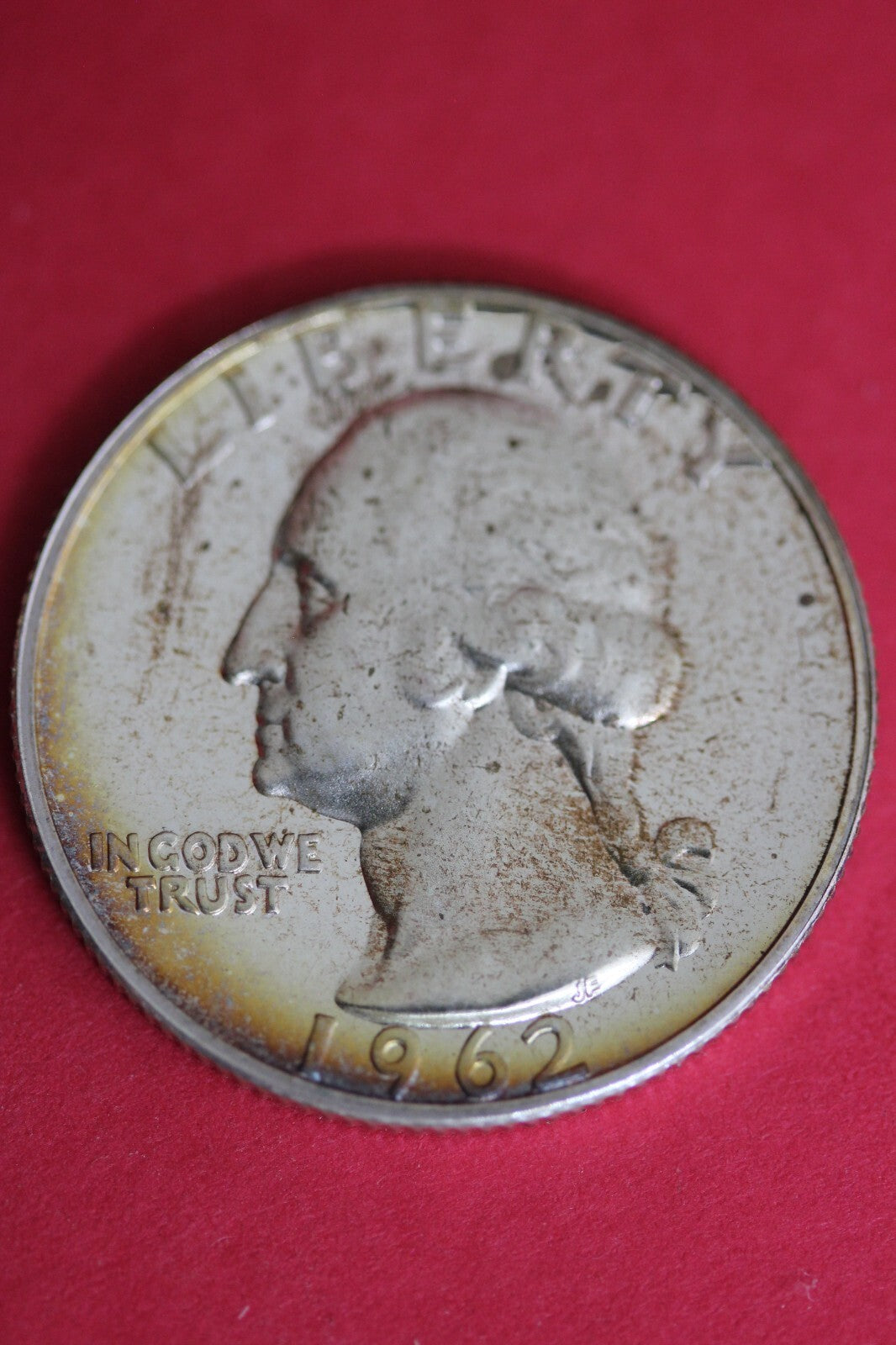 Toned 1962 Proof George Washington Quarter Exact Coin Shown  25