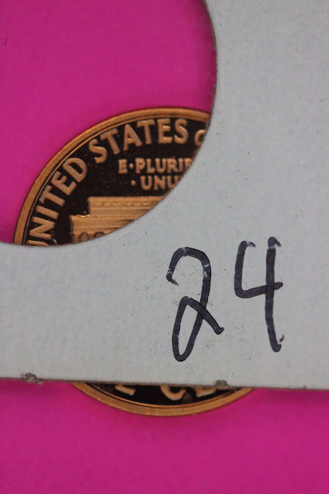 Gem Proof 2007 S Ultra Deep Cameo Lincoln Memorial Cent Same Coin In Pics TOM24