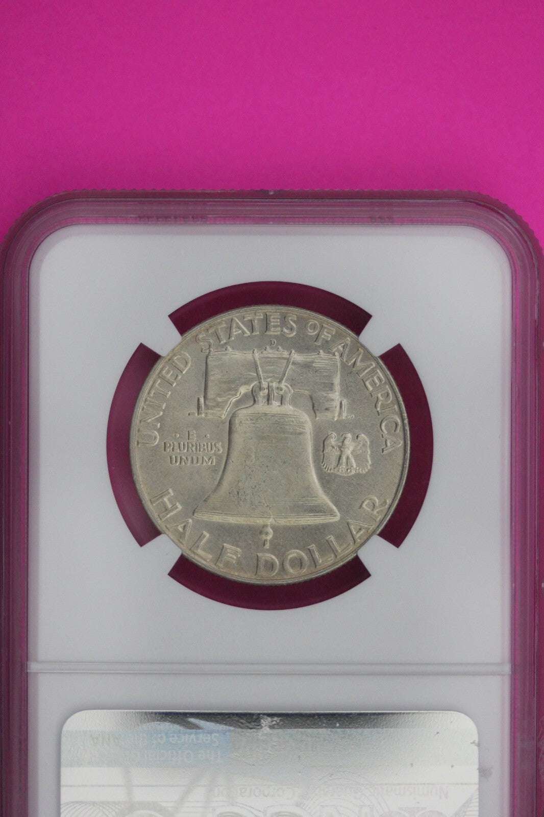 Full Bell Lines 1958 D MS 65 FBL Ben Franklin Half Dollar Silver Coin NGC 963