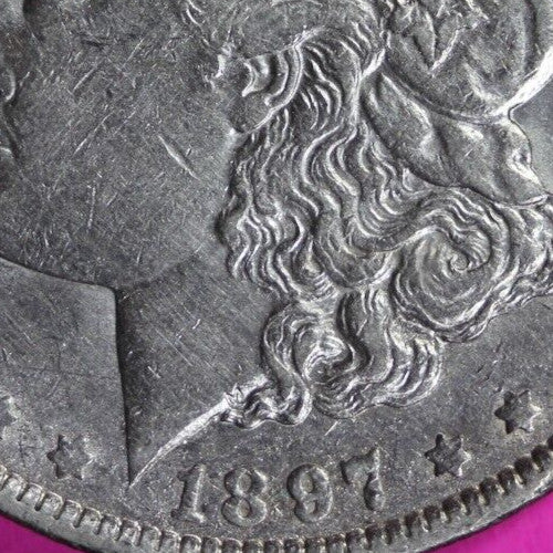 High Grade 1897 O Morgan Liberty Silver Dollar Key Date Coin New Orleans 56