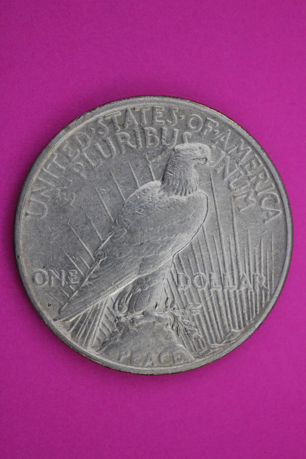 High Grade 1926 D Peace Silver Dollar LIberty Coin Guaranteed Authentic 0299N