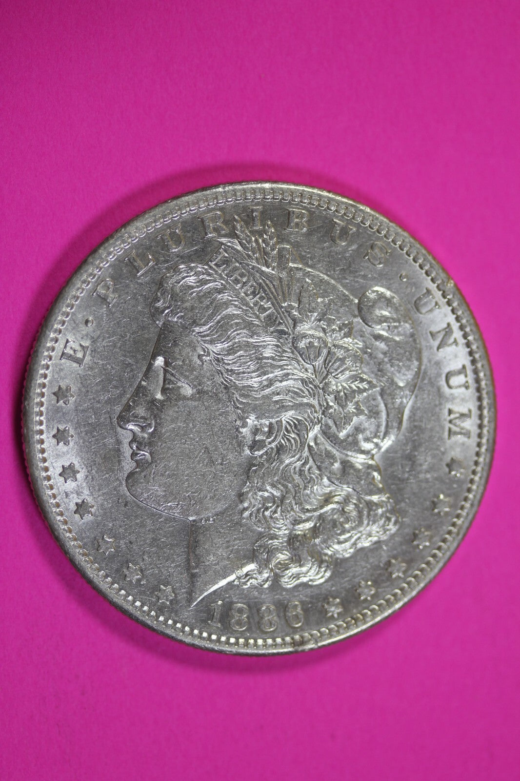 High Grade 1886 S Morgan Liberty Silver Dollar Key Date Coin San Francisco 287