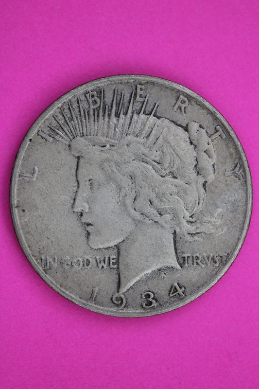 1934 S Peace Liberty Silver Dollar Guaranteed Authentic & Genuine Coin 1142