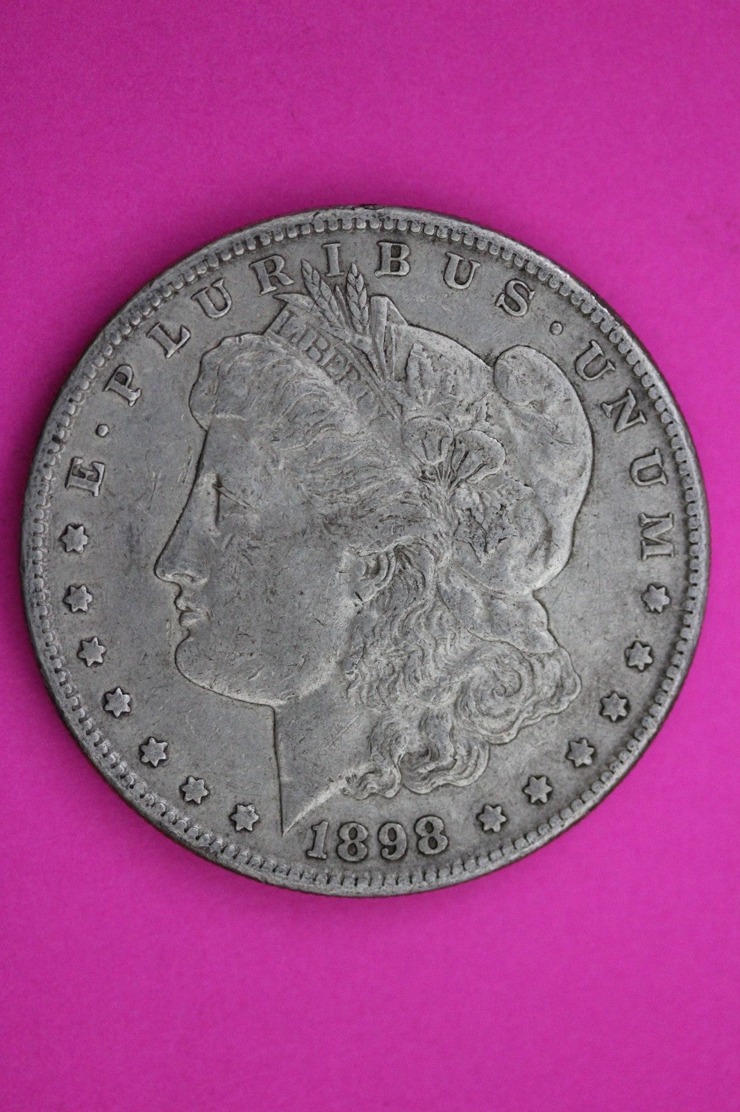 1898 S Morgan Silver Dollar Coin Guaranteed Authentic U.S.A American Seller 1982