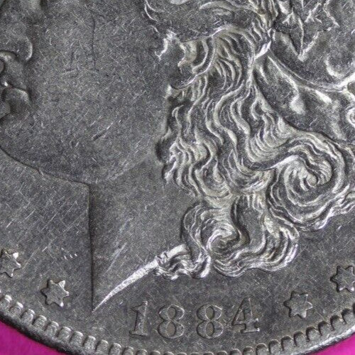 High Grade 1884 S Morgan Liberty Silver Dollar Key Date Coin San Francisco 174