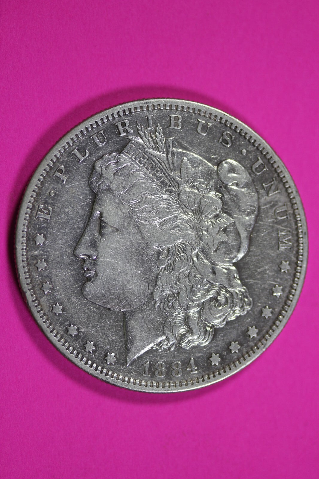 High Grade 1884 S Morgan Liberty Silver Dollar Rare Key Date San Francisco 126