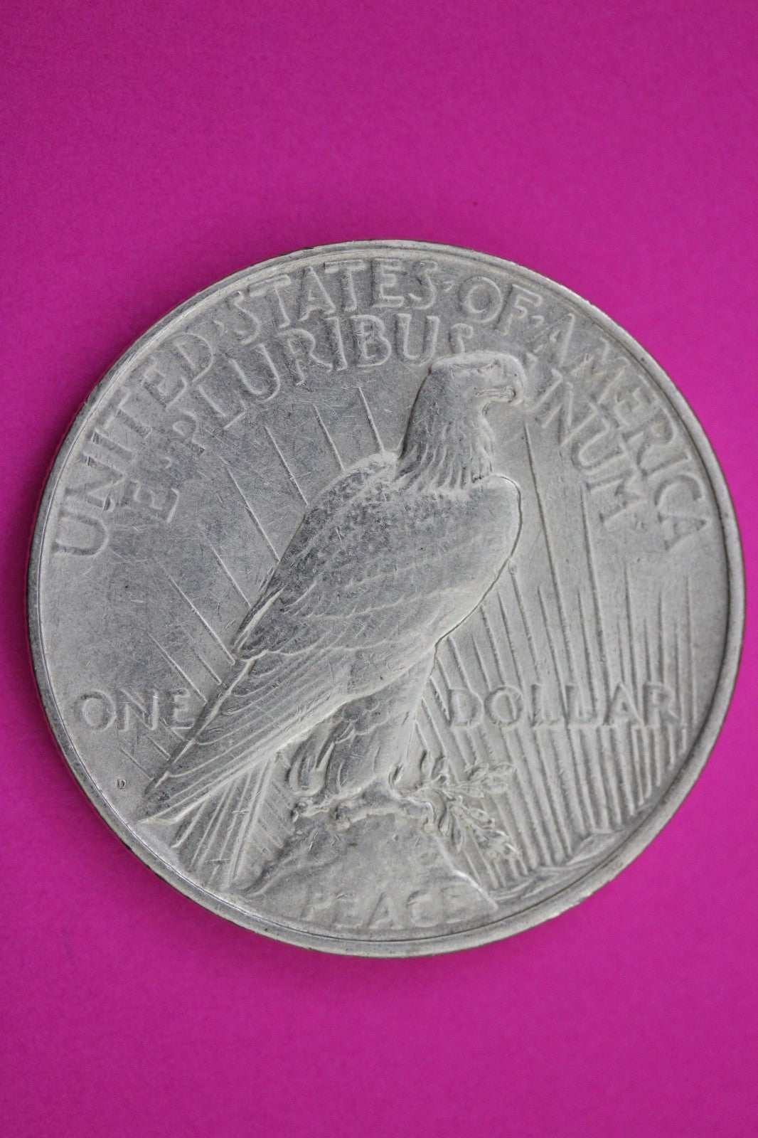 1927 D Peace Silver Dollar LIberty Coin Guaranteed Genuine American Seller 2001