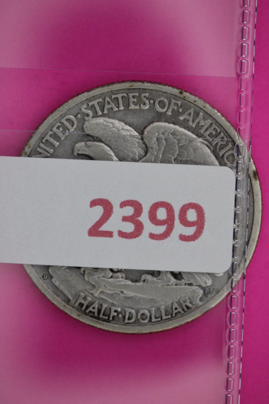 1918 D Walking Liberty Walker Half Dollar Coin Guaranteed Authentic Genuine 2399