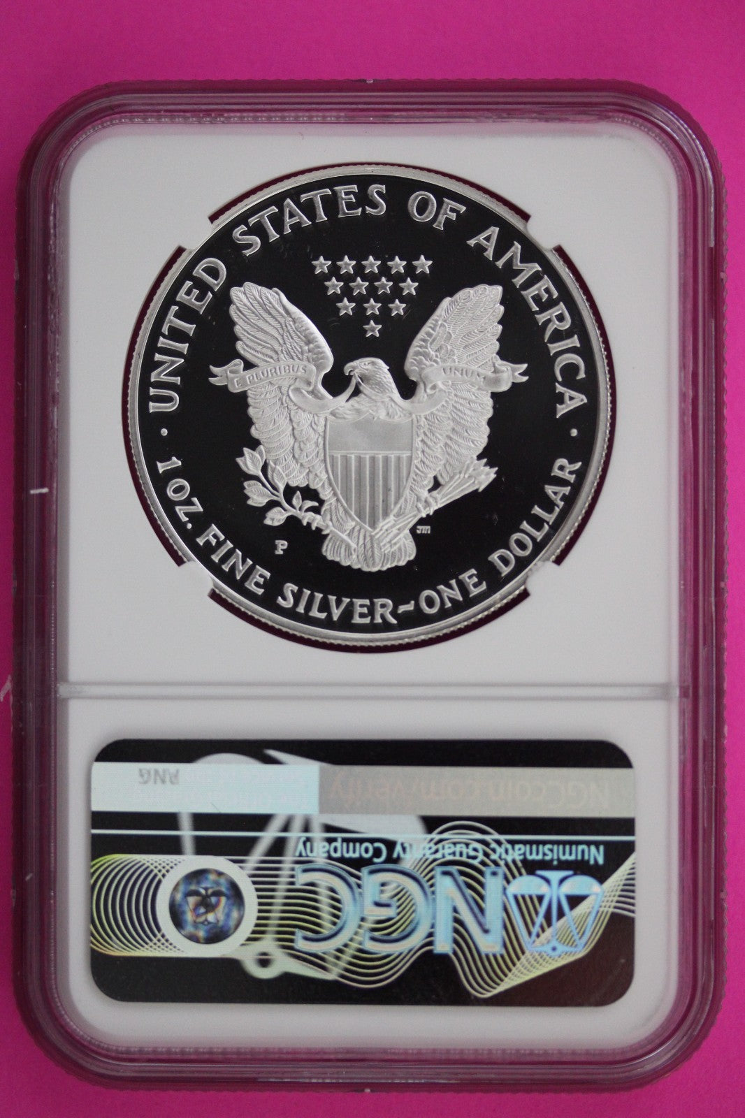1994 P PF 69 American Silver Eagle Proof Ultra Cameo NGC Graded Authentic 94