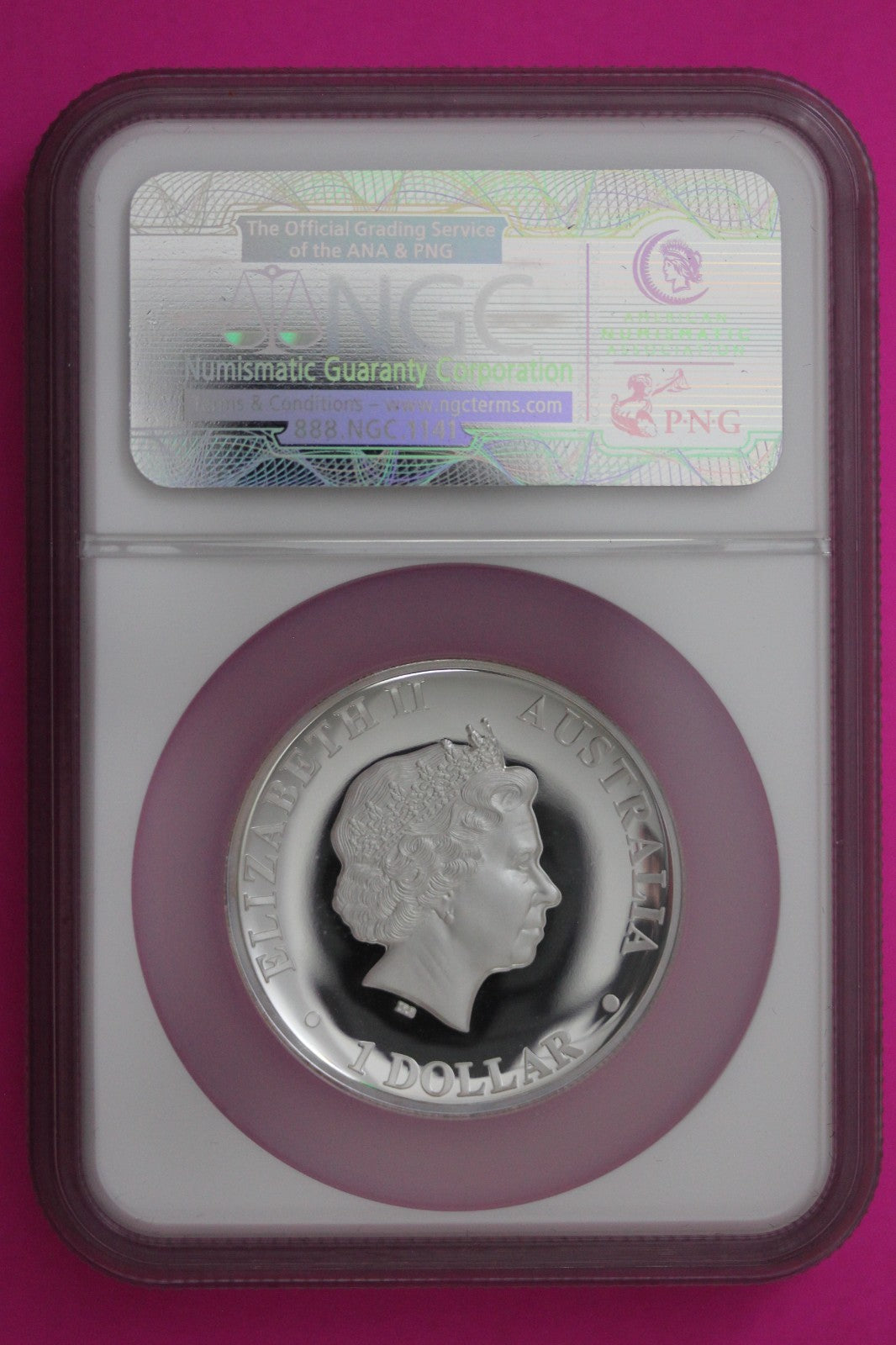 2016 PF 70 Hi Relief Australia Eagle $1 Silver NGC Mercanti Sig With COA 6010
