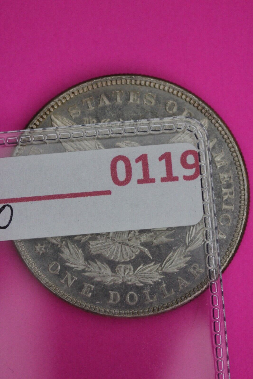 Rainbow Toned 1885 P Liberty Morgan Silver Dollar Coin Guaranteed Authentic 119N