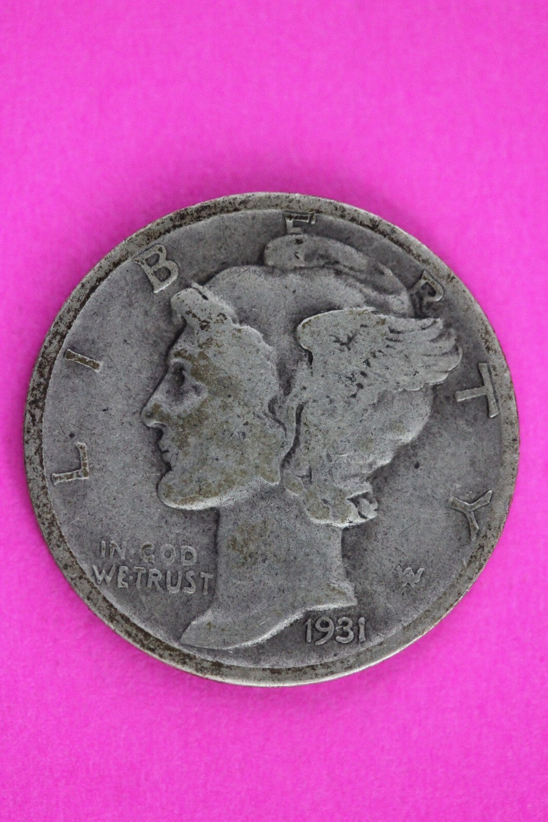 1931 D Mercury Winged Liberty Dime Silver You Get Same Coin In Pics 42