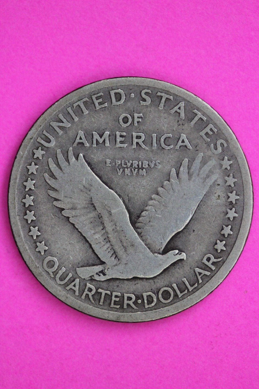 1917 P Type 1 Standing Liberty Silver Quarter Genuine Semi Key Date Coin G0620N