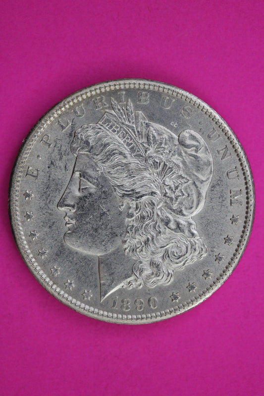 High Grade 1890 S Morgan Liberty Silver Dollar Guaranteed Authentic Coin 1826