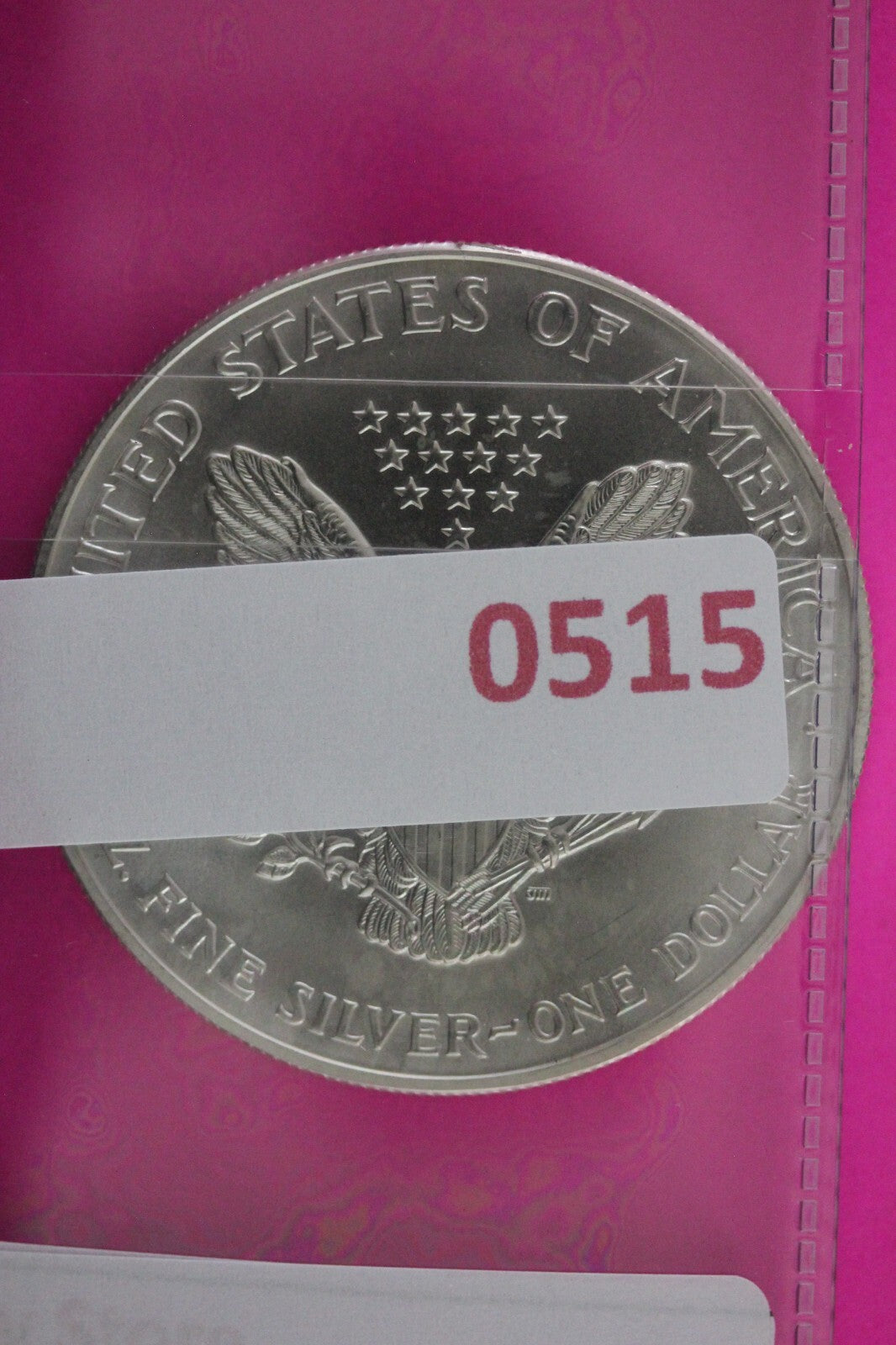 Colorized 2000 American Silver Eagle 1 Ounce .999 Fine Exact Coin Shown N0515