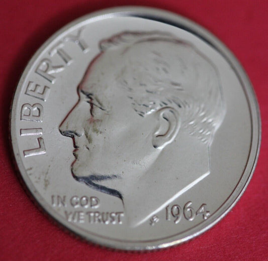 1964 Silver Proof Roosevelt Dime Exact Coin Shown Fast Shipping OCE 21