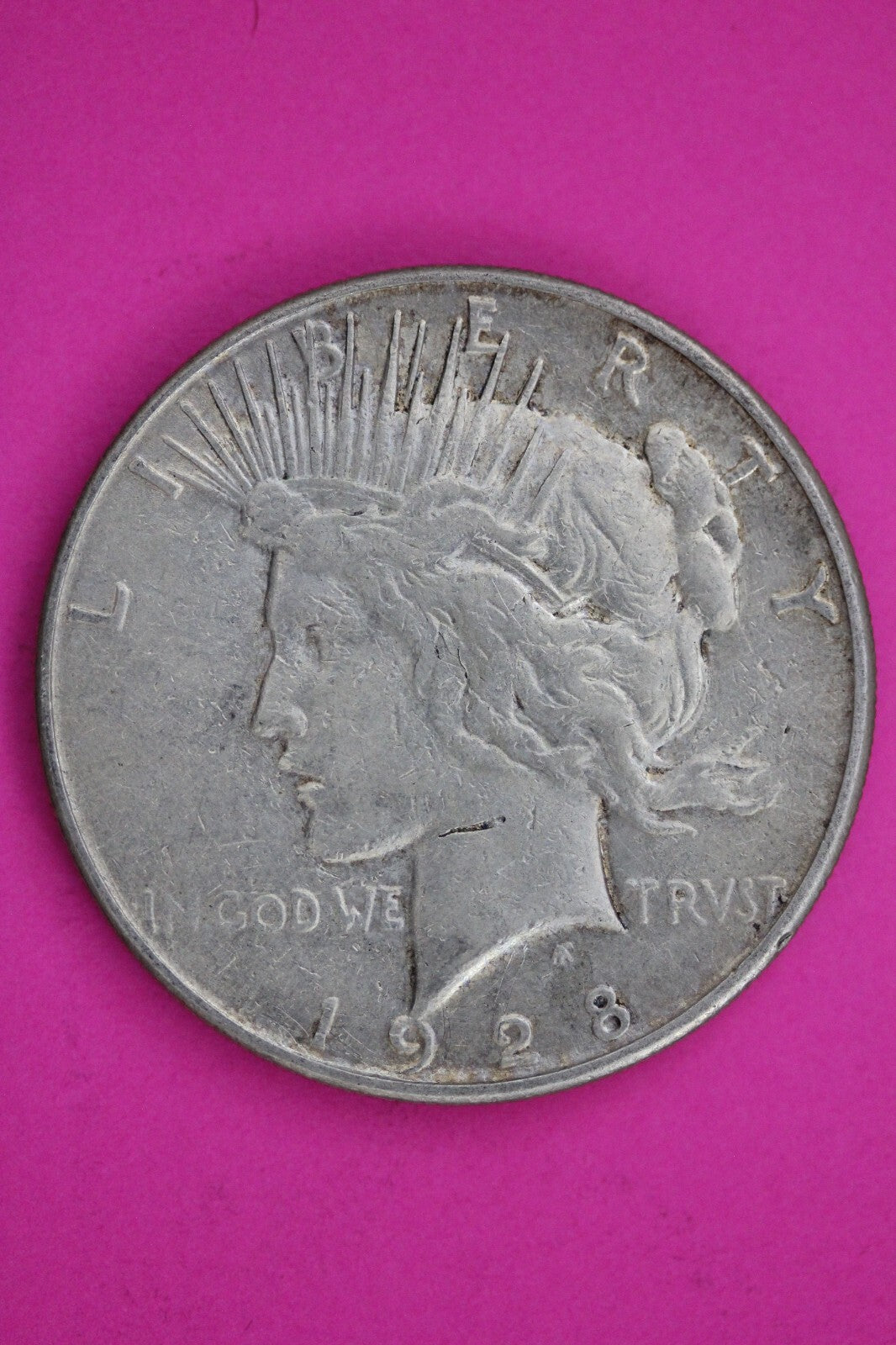 1928 S Peace Liberty Silver Dollar Guaranteed Authentic & Genuine Coin 1153