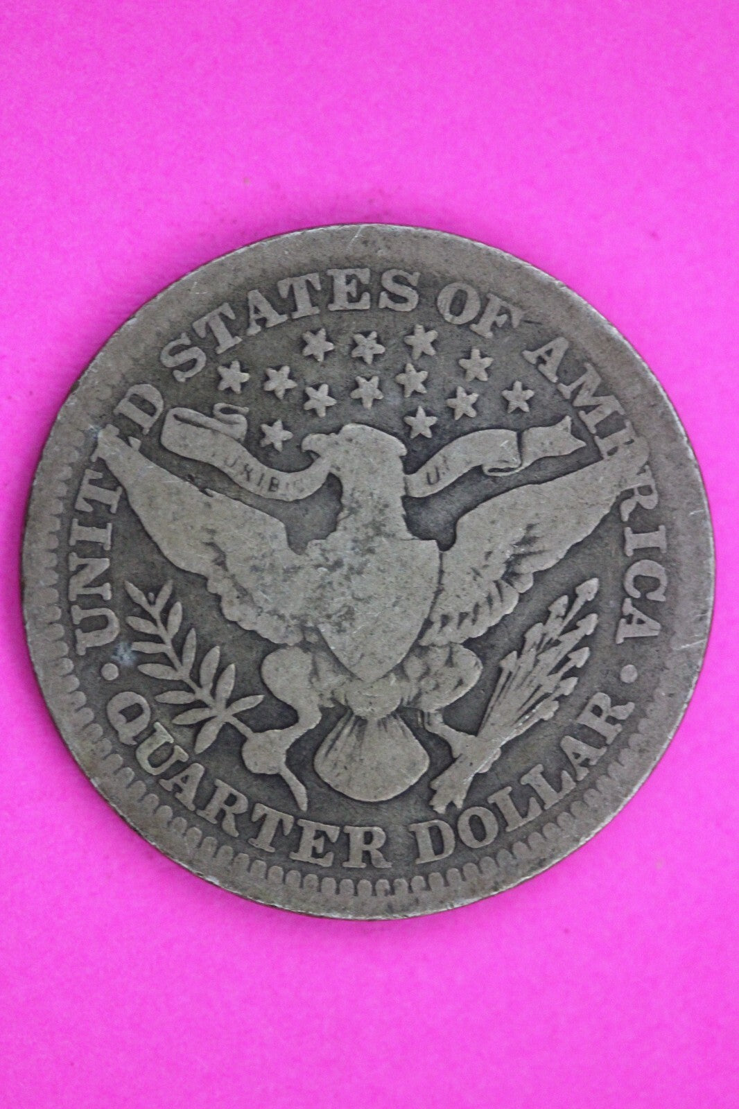 1905 P Barber Liberty Silver Quarter Guaranteed Authentic & Genuine Coin 1211