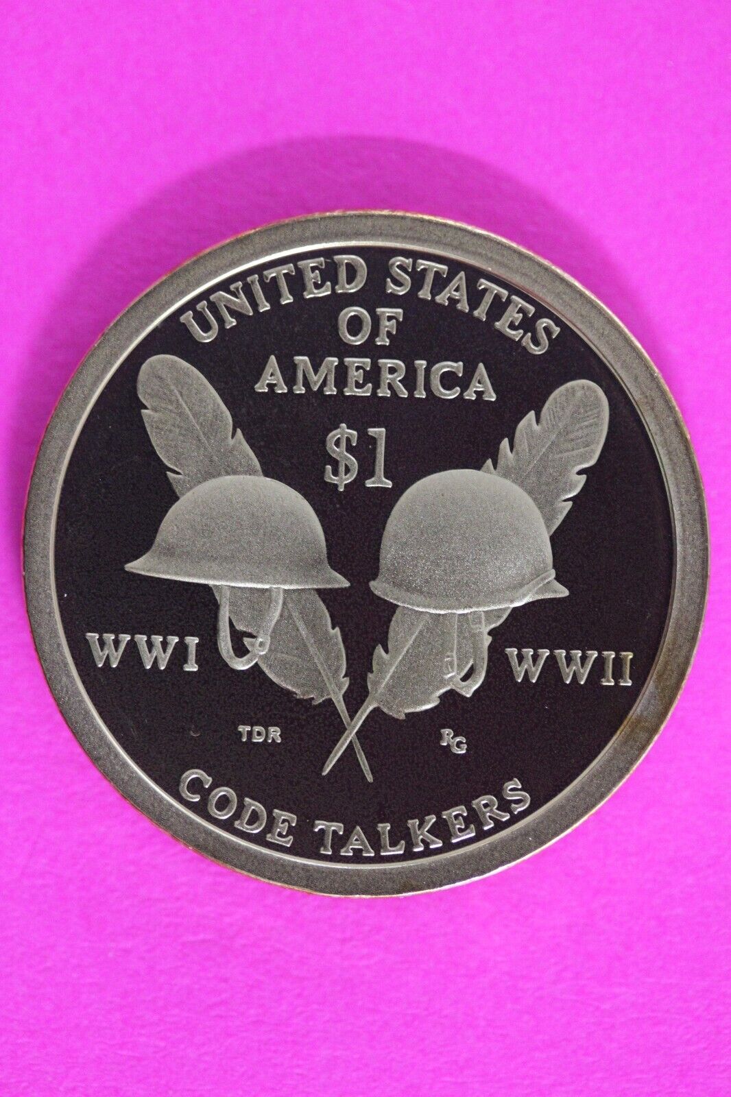 Proof 2016 S Code Talkers Sacagawea Dollar Deep Cameo Same Coin In Pics TOM 16