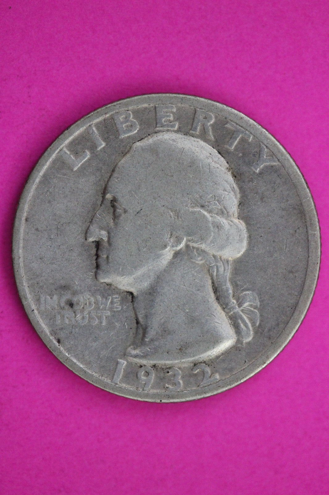 1932 S George Washington Silver Quarter Guaranteed Authentic Genuine Coin 1625