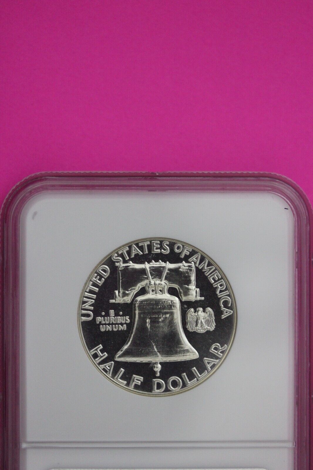 1963 PF 67 Ben Franklin Silver Proof Half Dollar NGC Graded Certified Slab 824