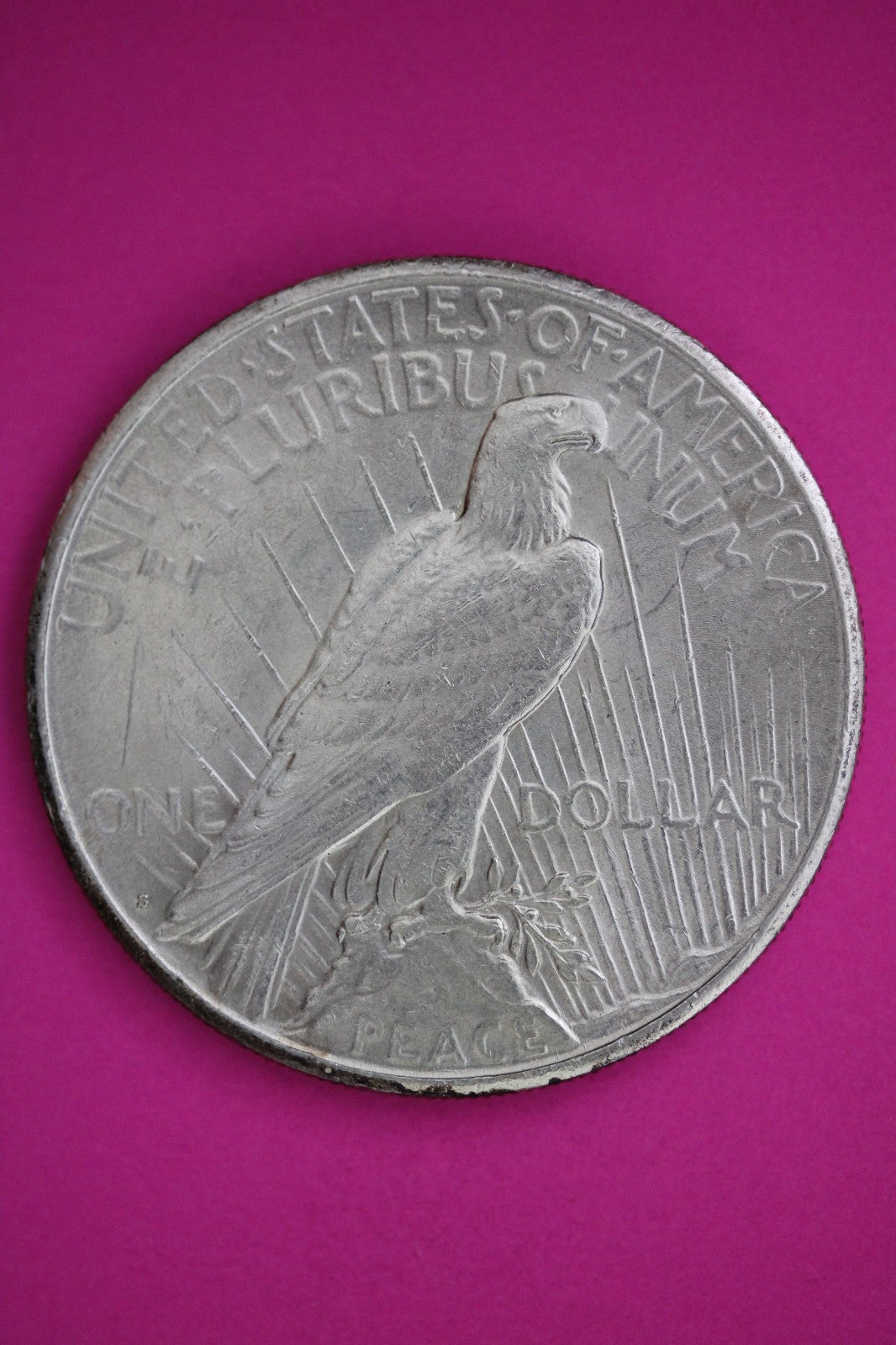 1924 S Peace Lady Liberty Semi Key Date Silver Dollar Guaranteed Authentic 2711