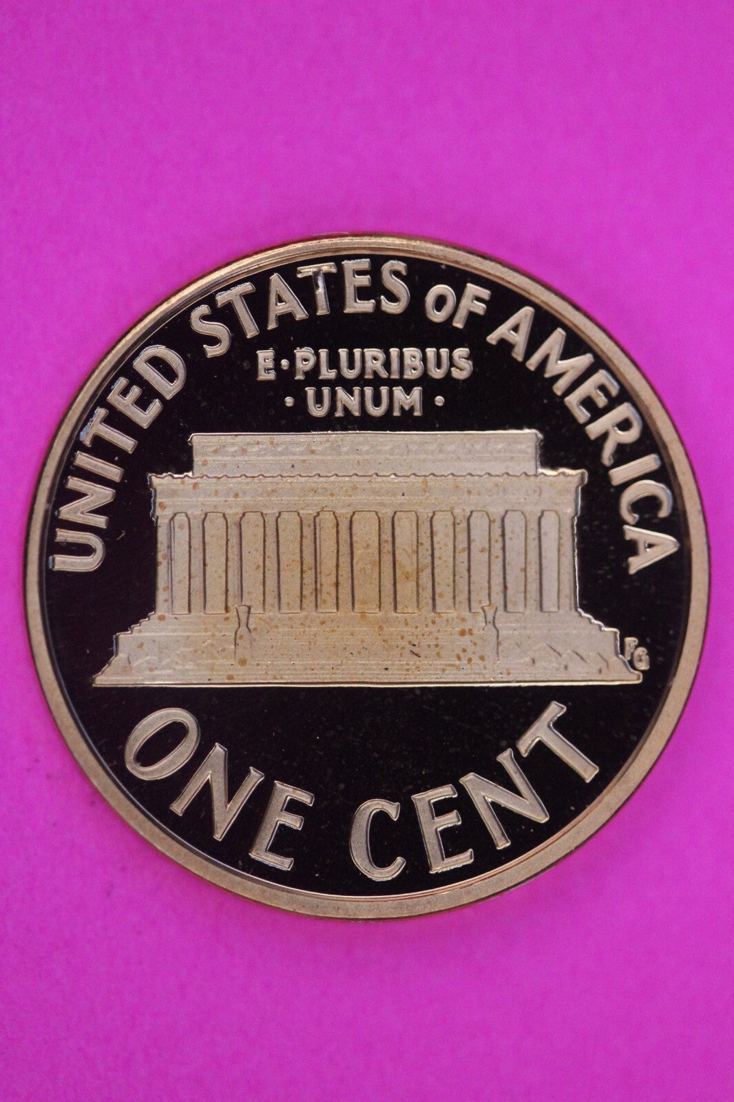 Gem Proof 2007 S Ultra Deep Cameo Lincoln Memorial Cent Same Coin In Pics TOM08