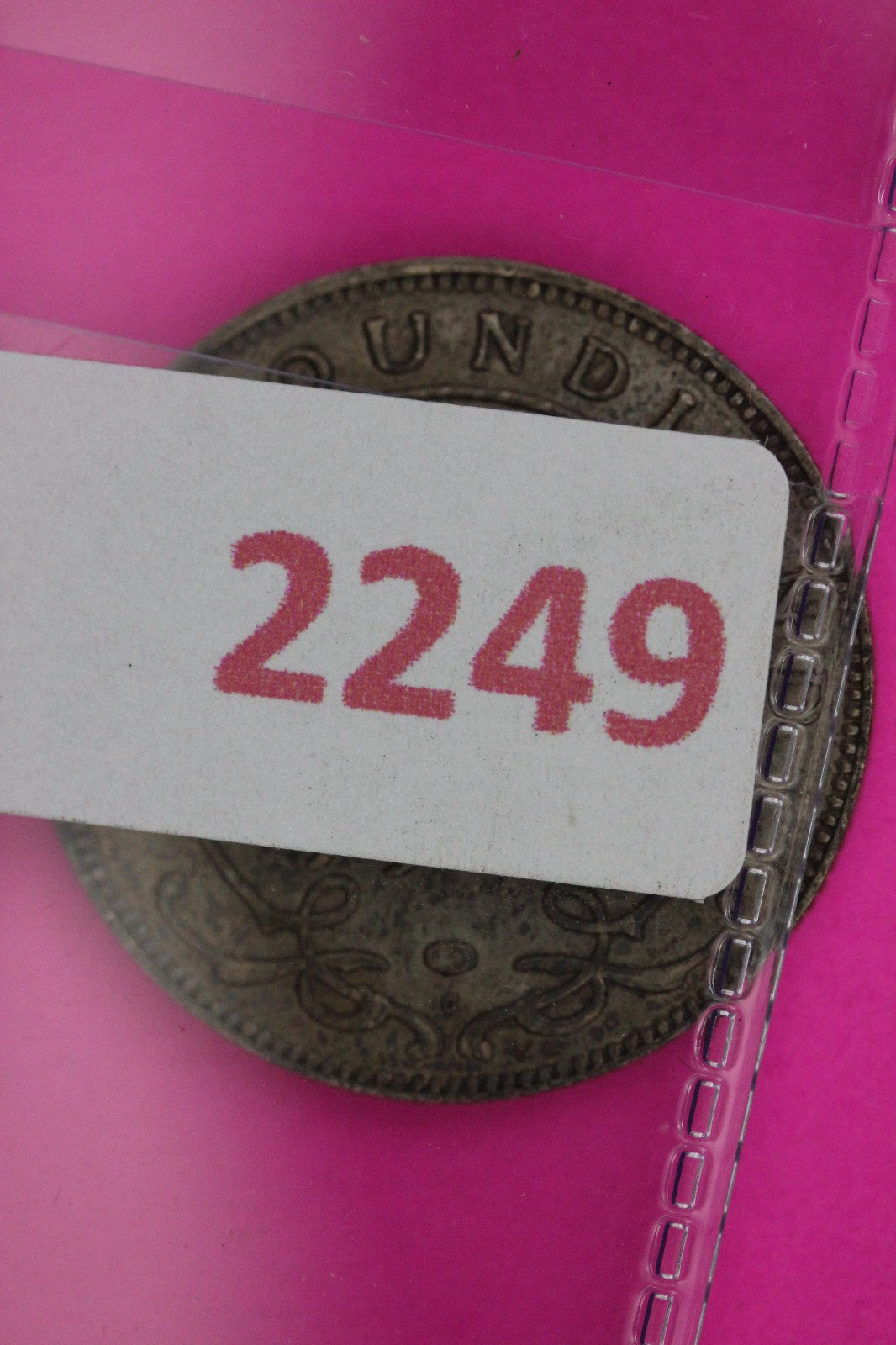 1917 Newfoundland Canada 20 TWENTY Cent Silver Coin Guaranteed Authentic 2249