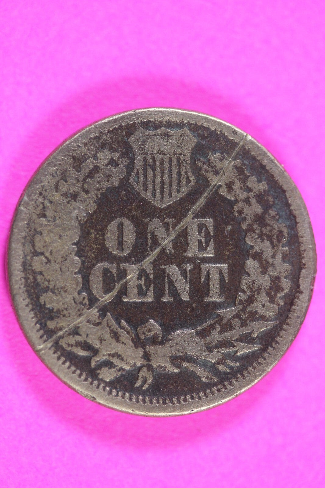 1864 Copper Nickel Indian Head Cent Penny Type Coin Exact Coin Pictured 290