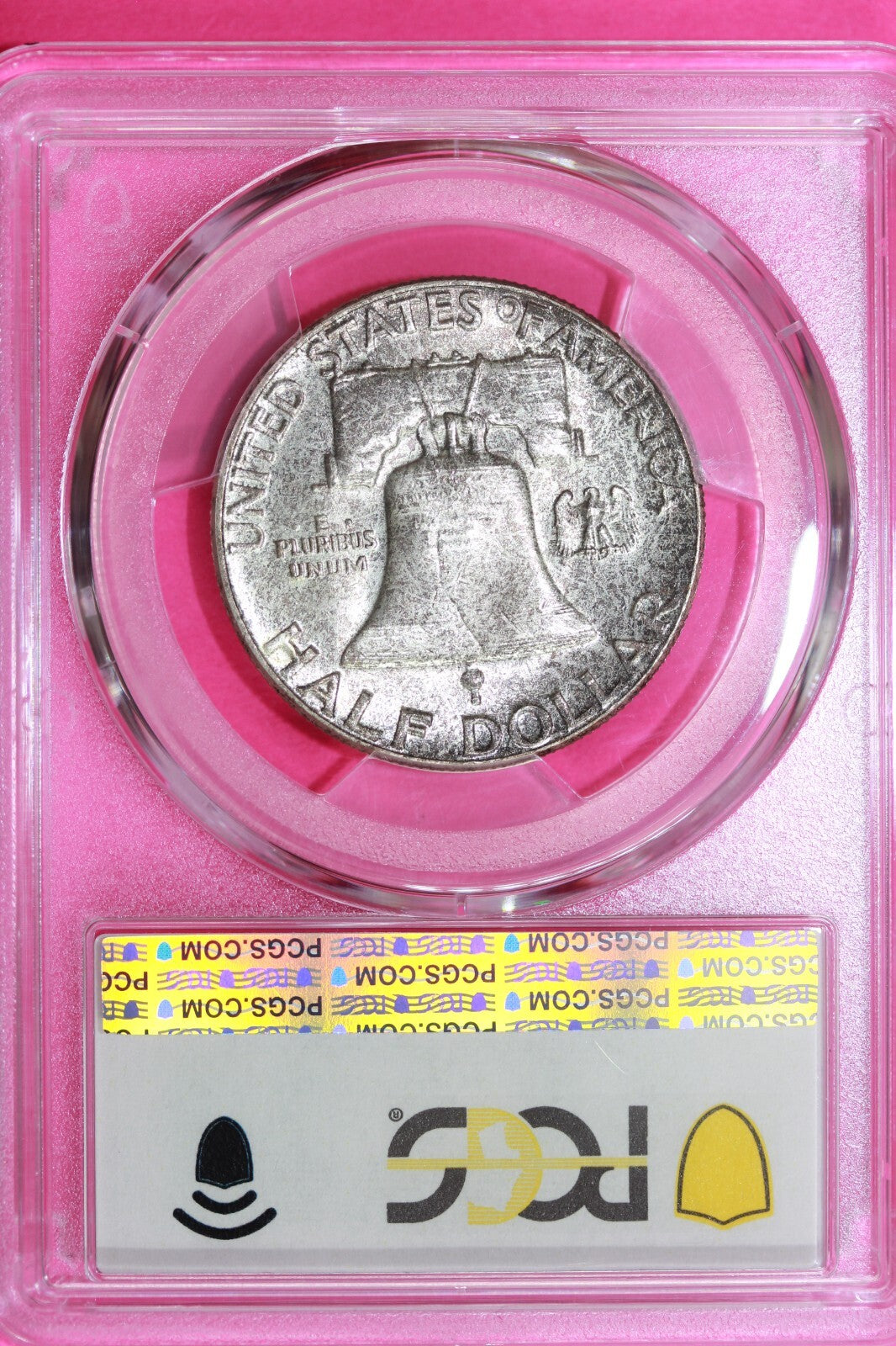 Gold Toned 1955 P MS 65 Bugs Bunny Ben Franklin Half Dollar Trueview PCGS 1188