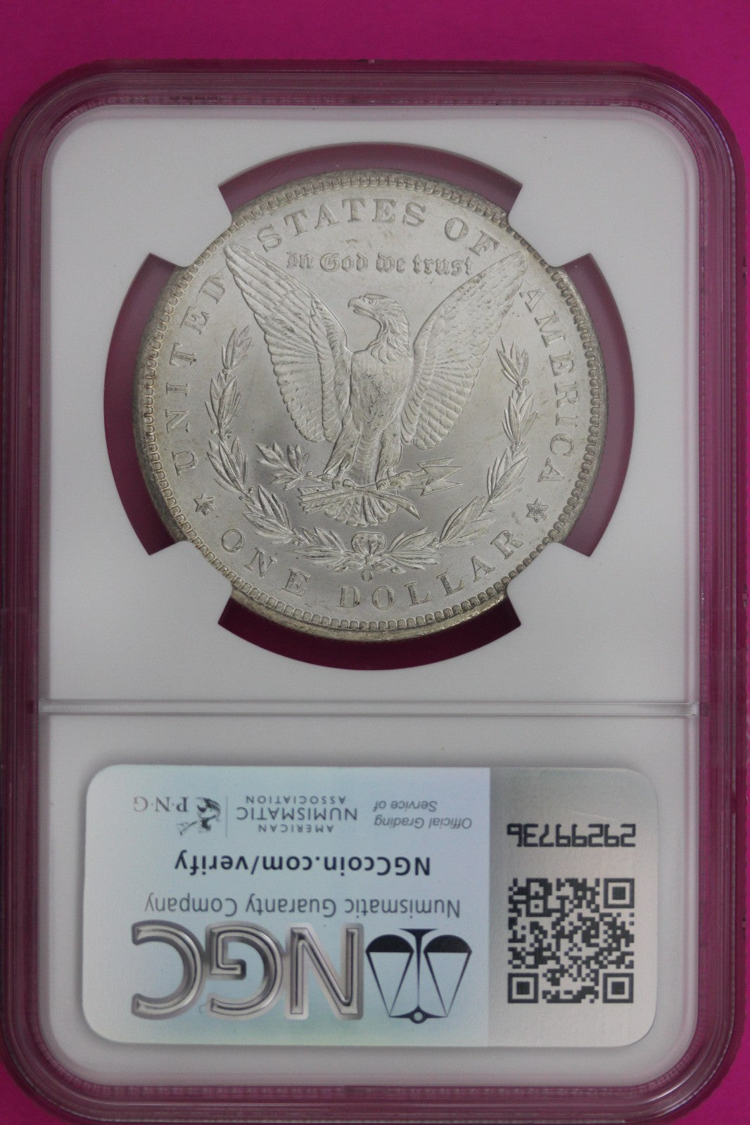 1899 O MS 63 Liberty Morgan Silver Dollar NGC Certified Graded Authentic 267