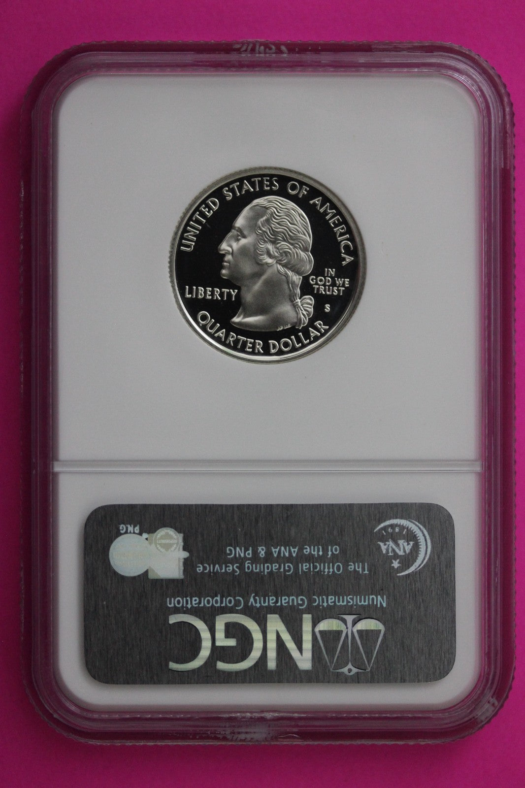 2001 S PF 70 New York Silver State Quarter NGC Certified Authentic Slab 449