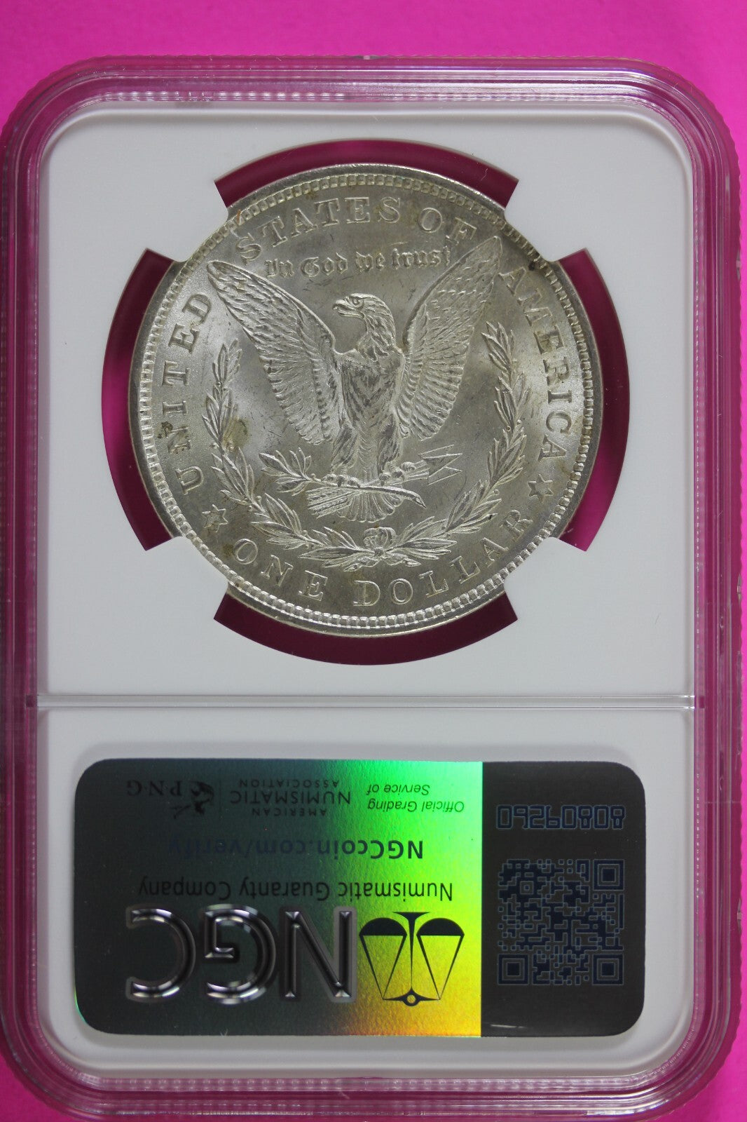 1921 P MS 63 Liberty Morgan Silver Dollar NGC Certified Graded Authentic 669