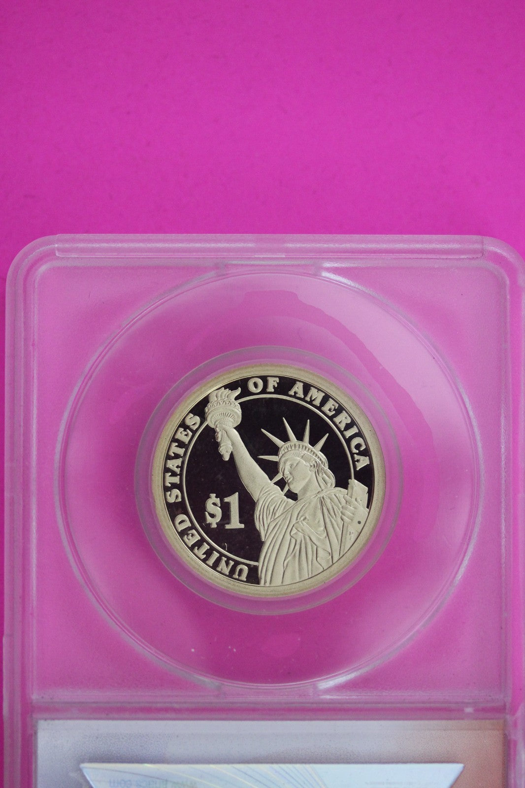 2014 S PR 70 Herbert Hoover Presidential Dollar ANACS Certified Slab 1248