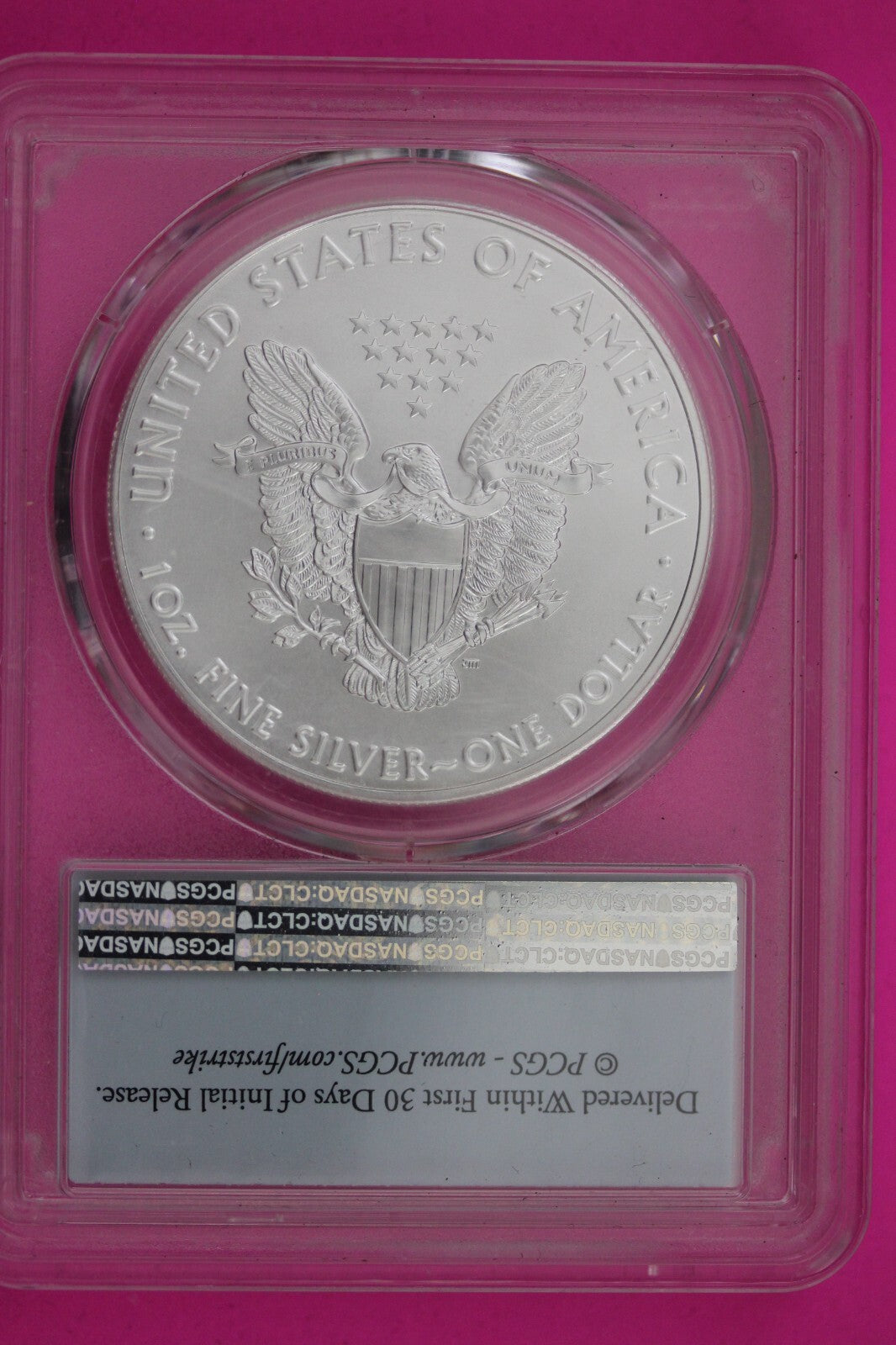 2020 MS 70 Silver Eagle Coin 1 OZ .999 PCGS Certified Graded Authentic Slab 601