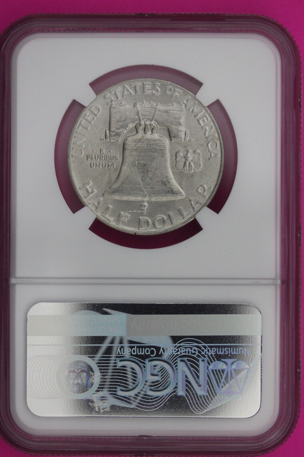 Full Bell Lines 1954 D MS 64 FBL Ben Franklin Half Dollar Silver Coin NGC 944