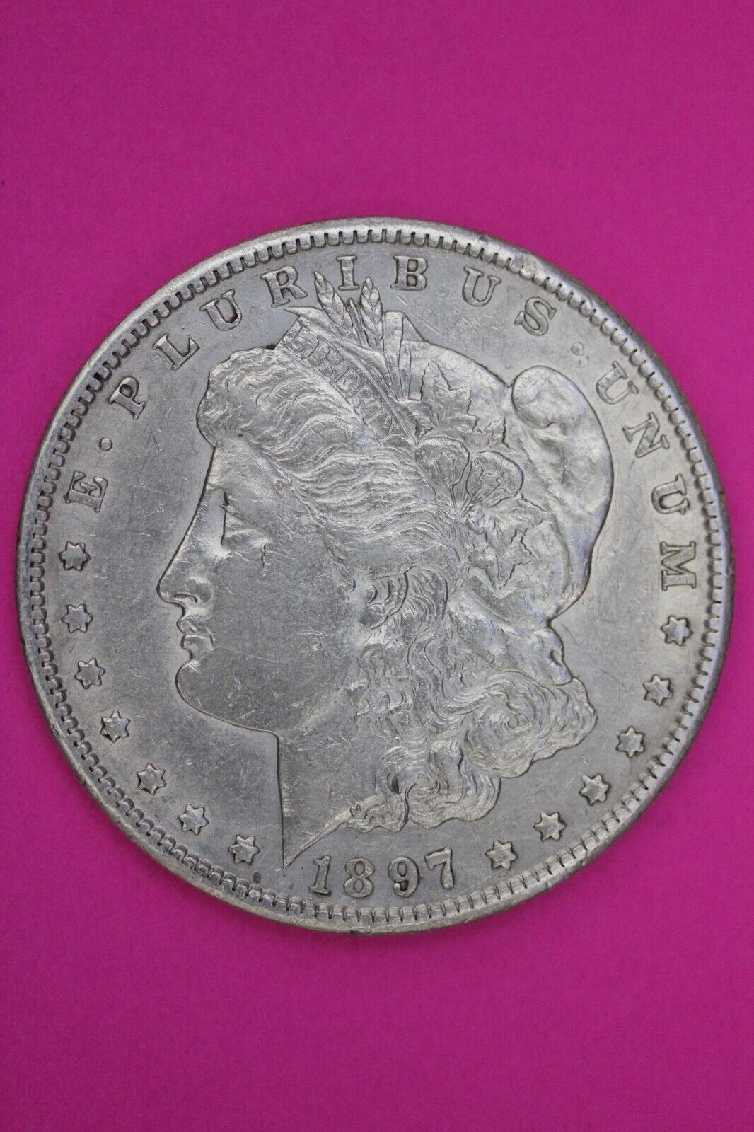 High Grade 1897 S Morgan Liberty Silver Dollar Scarce Semi Key Date Coin 93