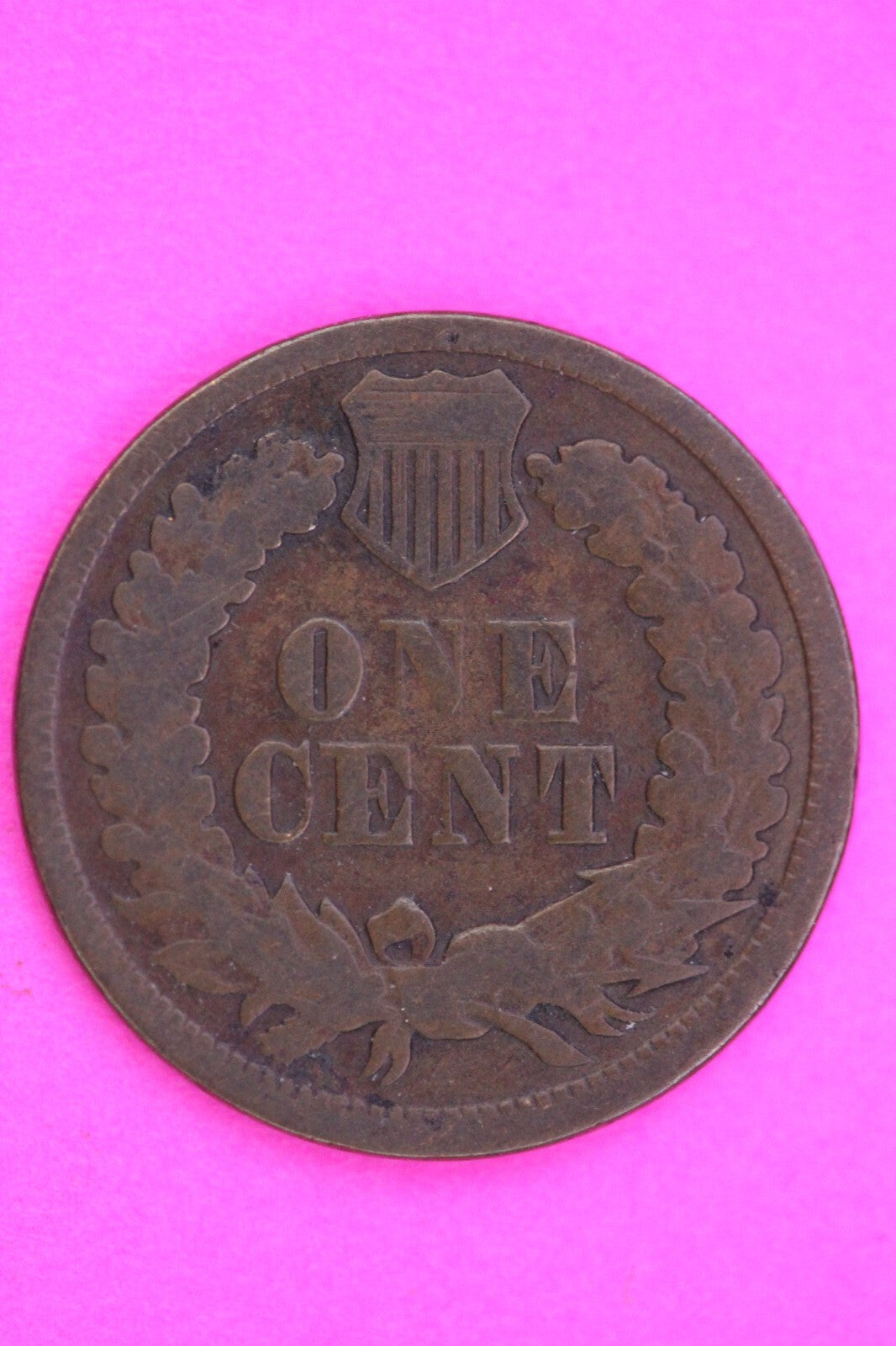 1864 L On Ribbon Bronze Indian Head Cent Penny Rare Exact Coin Shown 333