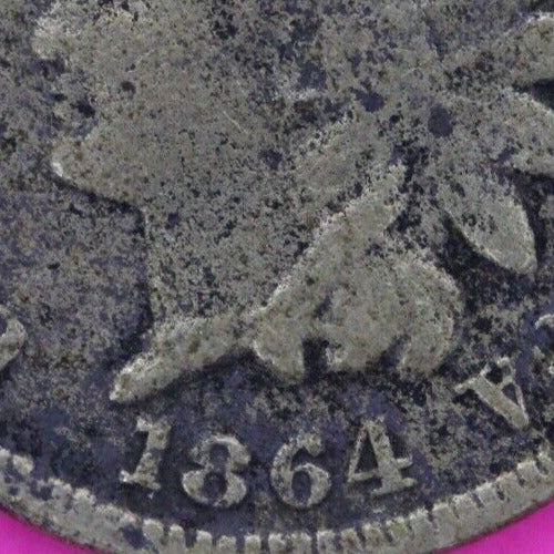 1864 Copper Nickel Indian Head Cent Penny Exact Early Type Coin Pictured 95