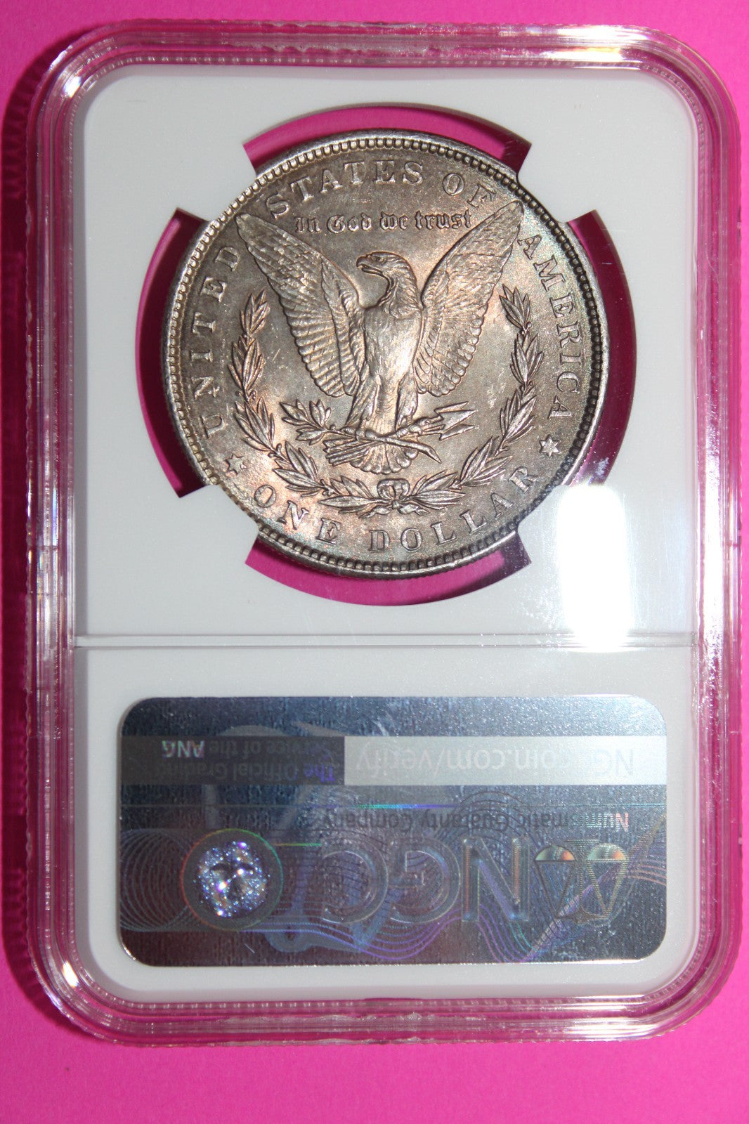 1887 P MS 63 Liberty Morgan Silver Dollar NGC Certified Graded Authentic 801