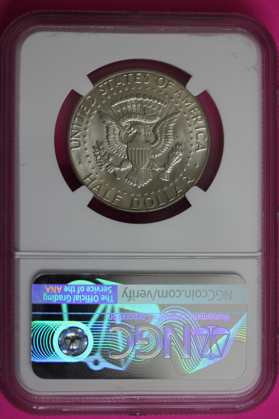 1969 D MS 64 Kennedy Half Dollar NGC Graded Certified Authentic Slab Silver 1379