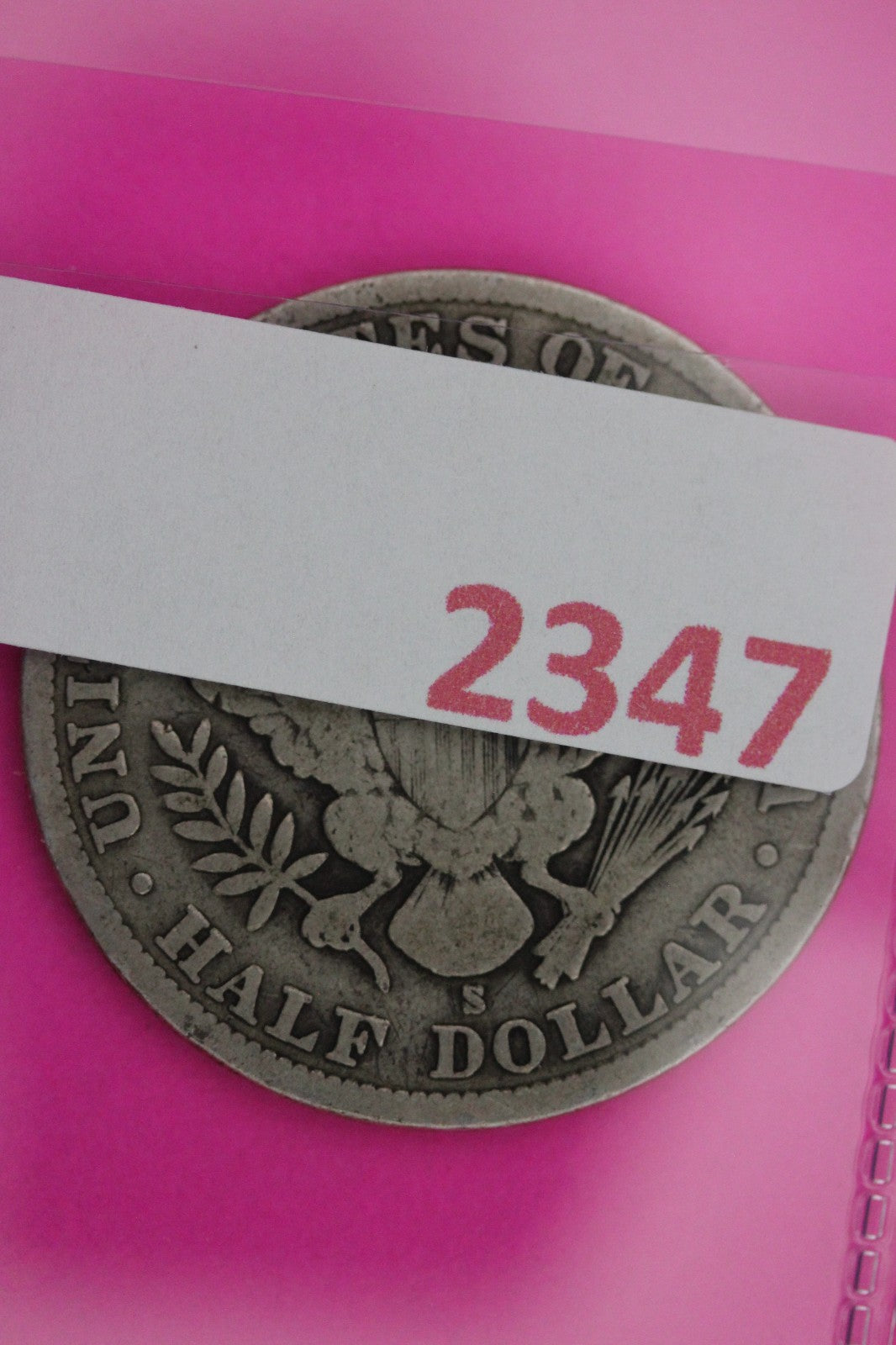 1906 S Barber Liberty Silver Half Dollar Guaranteed Authentic Genuine Coin 2343