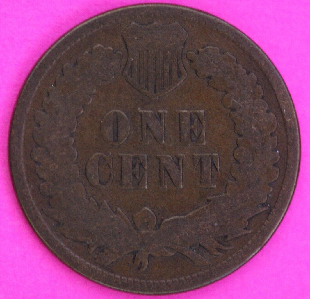 1875 Snow 6 Indian Head Cent Penny Rare Type You Get The Exact Coin Shown 342
