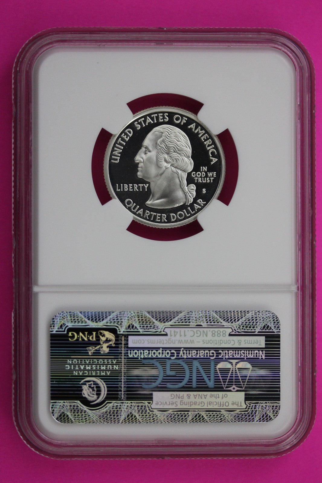 2005 S PF 70 West Virginia Silver State Quarter NGC Certified Authentic Slab 459