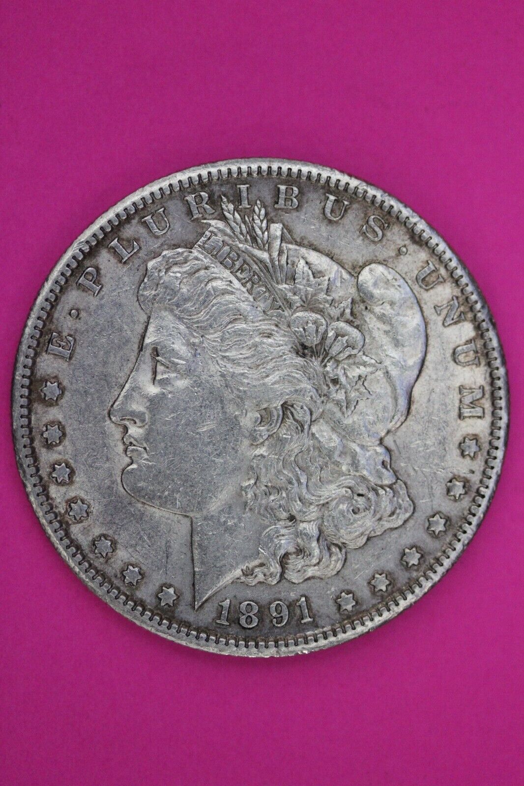 High Grade 1891 S Morgan Liberty Silver Dollar Scarce Semi Key Date Coin 140